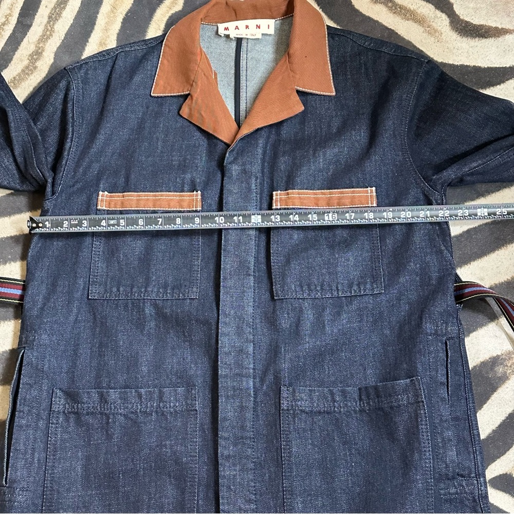 MARNI Denim Coat with Belt๐ธ - Picture 10 of 15